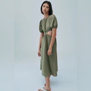 Zara Olive Green Dress